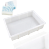 Large Silicone Soap Mold 24.7×17cm | Rectangular Soap, Biscuit, Jelly & Pudding Mold