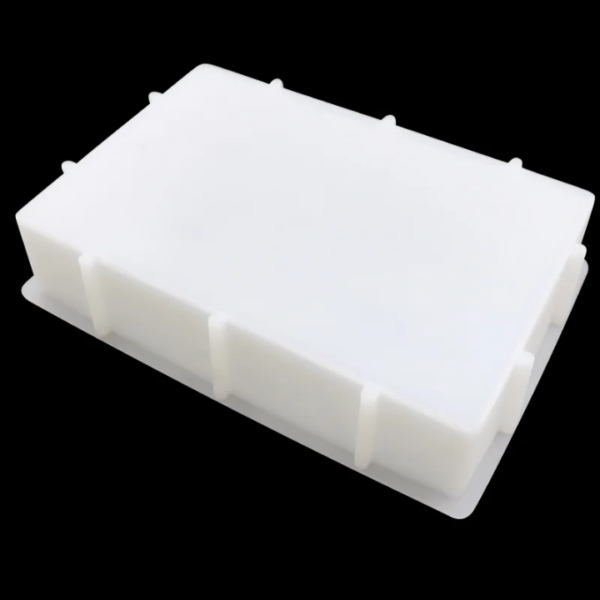 Large Silicone Soap Mold 24.7×17cm | Rectangular Soap, Biscuit, Jelly & Pudding Mold
