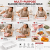 Large Silicone Soap Mold 24.7×17cm | Rectangular Soap, Biscuit, Jelly & Pudding Mold