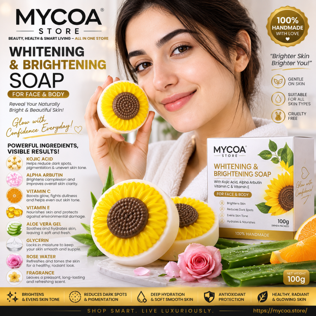 MYCOA Whitening Soap 100g | Brightening Skin Care