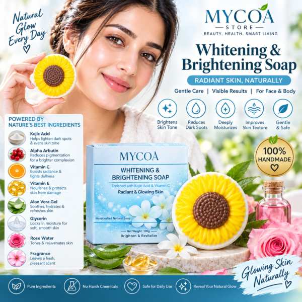 MYCOA Whitening Soap 100g | Brightening Skin Care