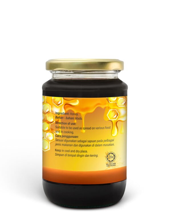 FB328_Zhi_Honey_Side DXN Zhi Honey 460g | Pure Polyfloral Honey