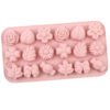 18-Cavity mold  Chocolate, Candy & DIY Craft Silicone Mold – Flower, Leaf & Bow Shapes