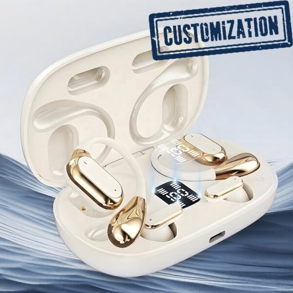Q25 Couple Wireless Earbuds | LED Display Ear Hook Bluetooth V5.49
