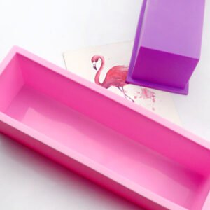 Rectangle Food-Grade Silicone Loaf Mold for Soap Making, Bread, Cake and Baking