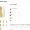 DXN Ganozhi Lipstick – Coral Pink | Hydrating Aloe Vera, Shea Butter & Vitamin E Lipstick | Glossy Long-Lasting Lip Color | 3.0g