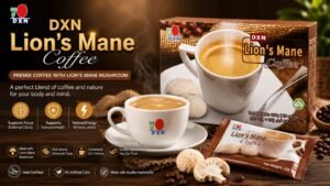 DXN Lion's Mane Coffee 21g x 20 Sachets | 3-in-1 Instant Coffee