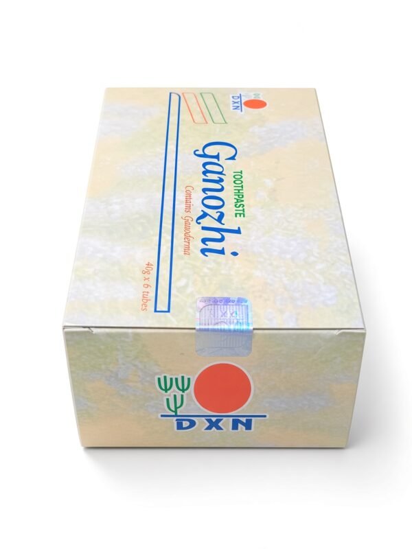 Buy DXN Ganozhi Toothpaste 40g × 6 tubes with Ganoderma extract. Herbal oral care for clean teeth, fresh breath and a brighter smile. Buy DXN Ganozhi Toothpaste 40g × 6 tubes with Ganoderma extract. Herbal oral care for clean teeth, fresh breath and a brighter smile.