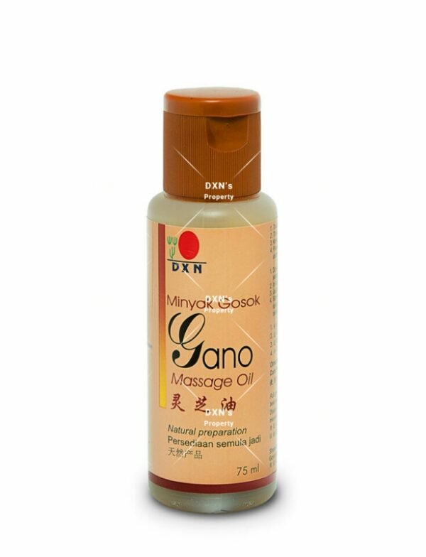 DXN Gano Massage Oil 75ml – Natural Ganoderma Extract Body Massage Oil | Relaxing & Soothing Oil