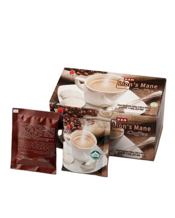 DXN Lion's Mane Coffee – 21g × 20 Sachets | Instant Mushroom Coffee